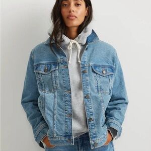 Eddie Bauer women’s denim jean jacket small NWT